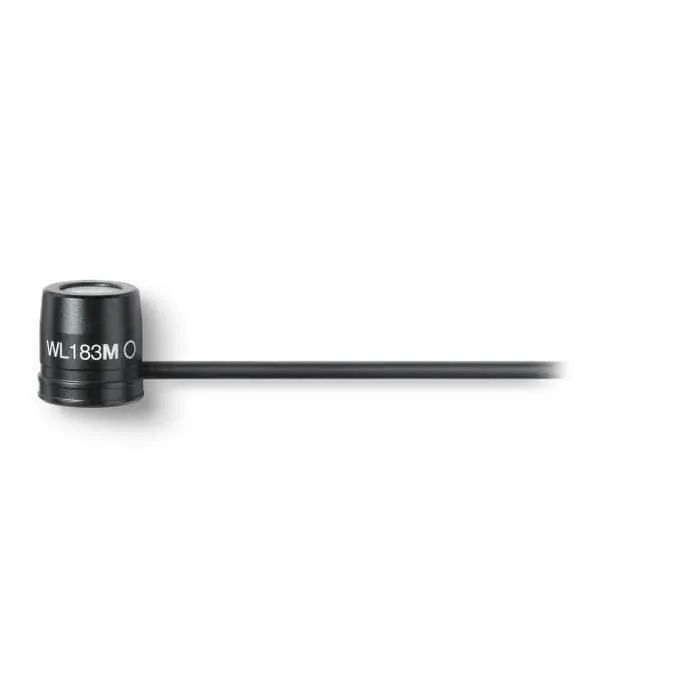 Shure WL183M Lavalier Microphone Omni Black
