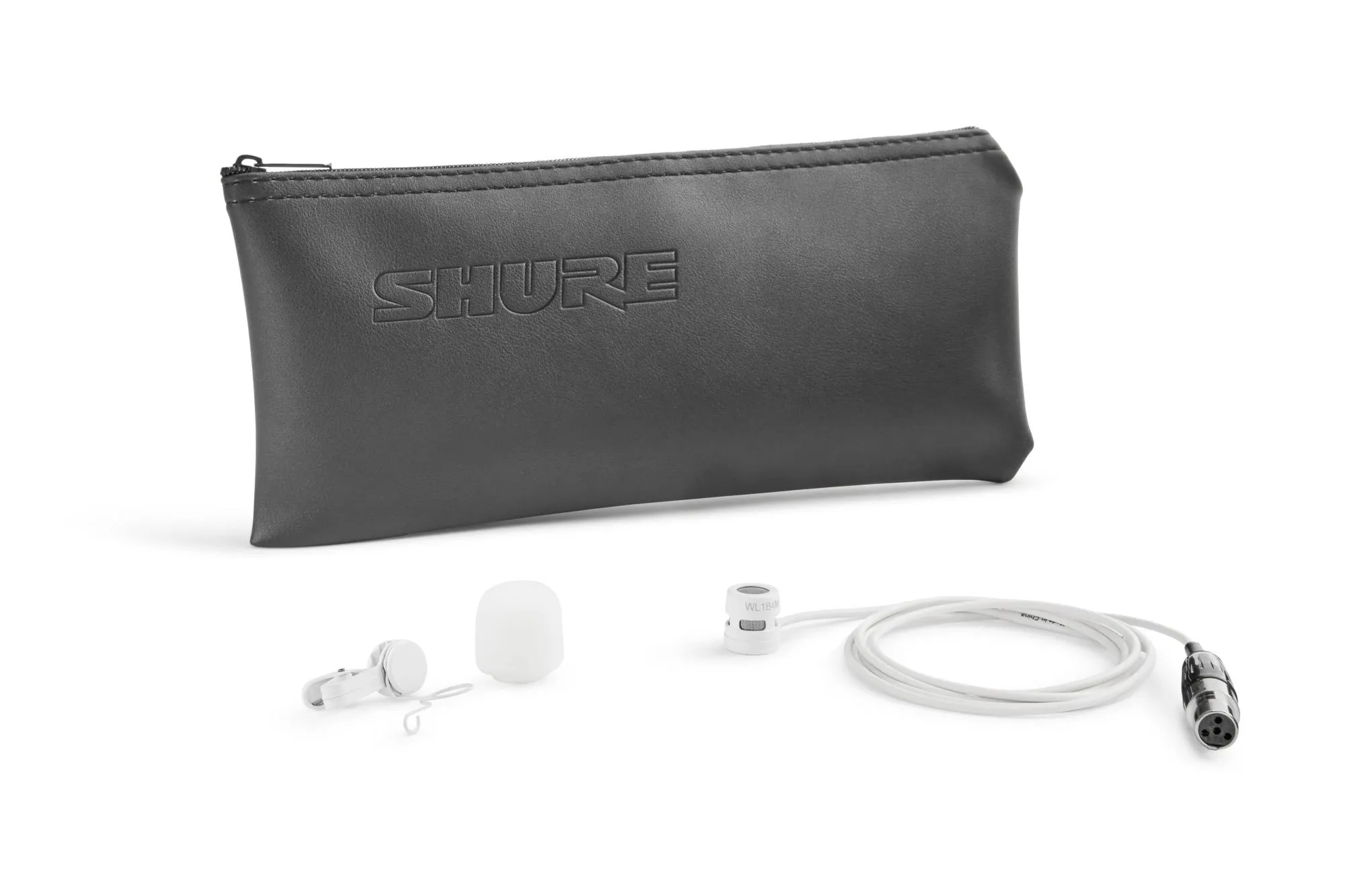 Shure WL184M Lavalier Microphone Supercardioid White