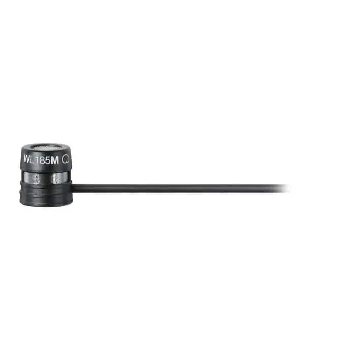 Shure WL185M Lavalier Microphone Cardioid Black