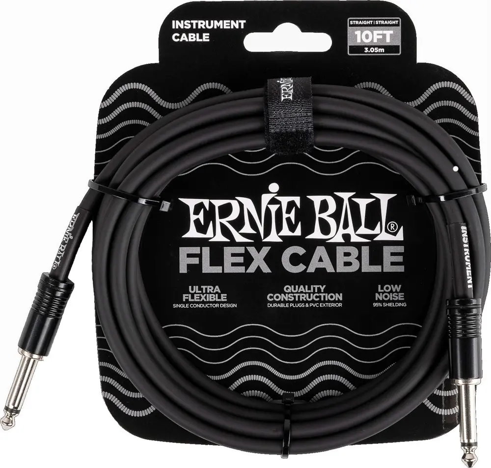 Ernie Ball EB-6434 Flex Cable Black 3m