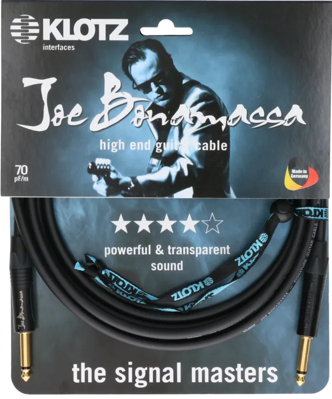 Klotz Joe Bonamassa 6.3mm Ma MO > 6.3mm Ma MO 4.5m