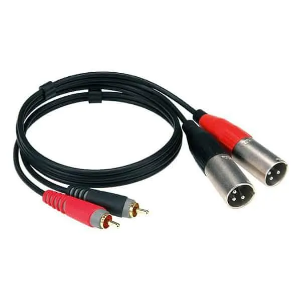 Klotz 2xRCA Ma > 2xXLR Ma 3m