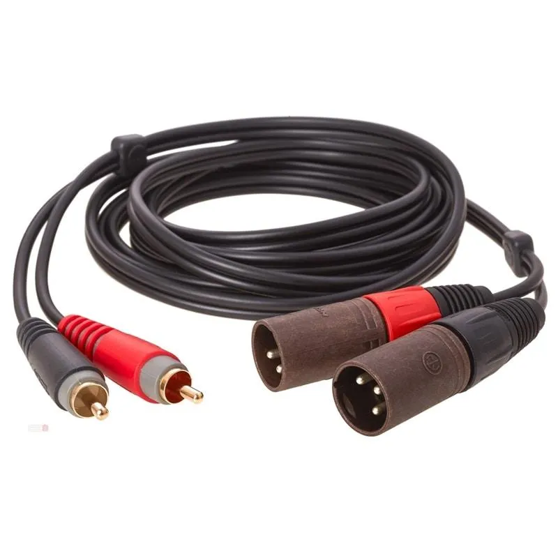 Klotz 2xRCA Ma > 2xXLR Ma 6m