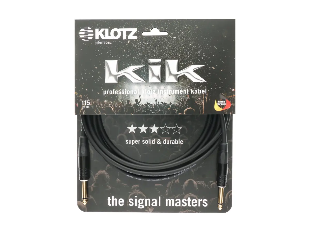 Klotz 1x6.3mm Ma MO > 1x6.3mm Ma MO KIK 9m