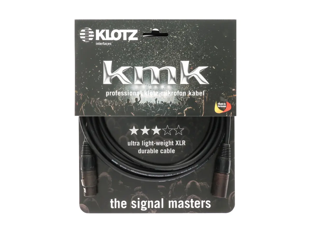 Klotz 1xXLR Ma > 1 xXLR Fe Pro Neutrik 15m
