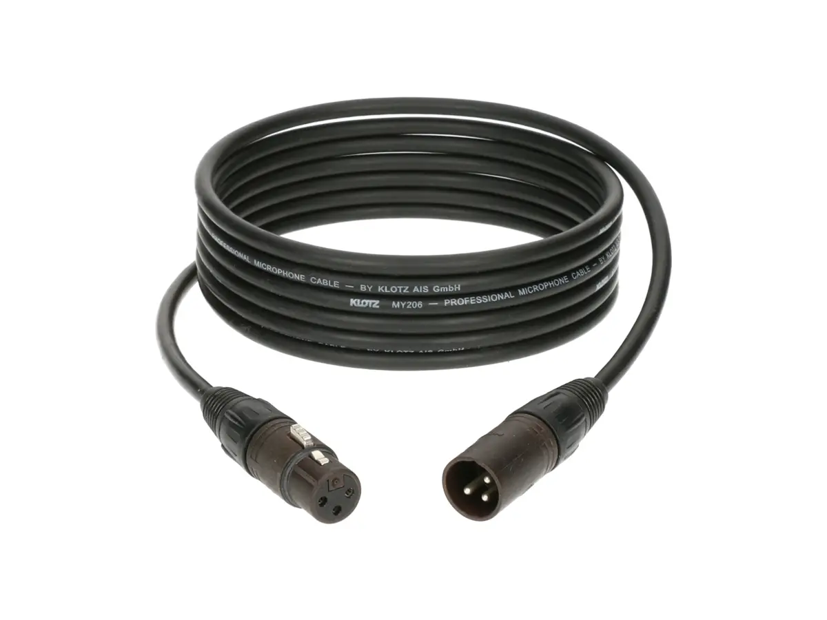 Klotz 1xXLR Ma > 1 xXLR Fe Pro Neutrik 3m
