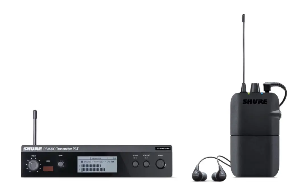 Shure P3TER112GR PSM300 System K3E