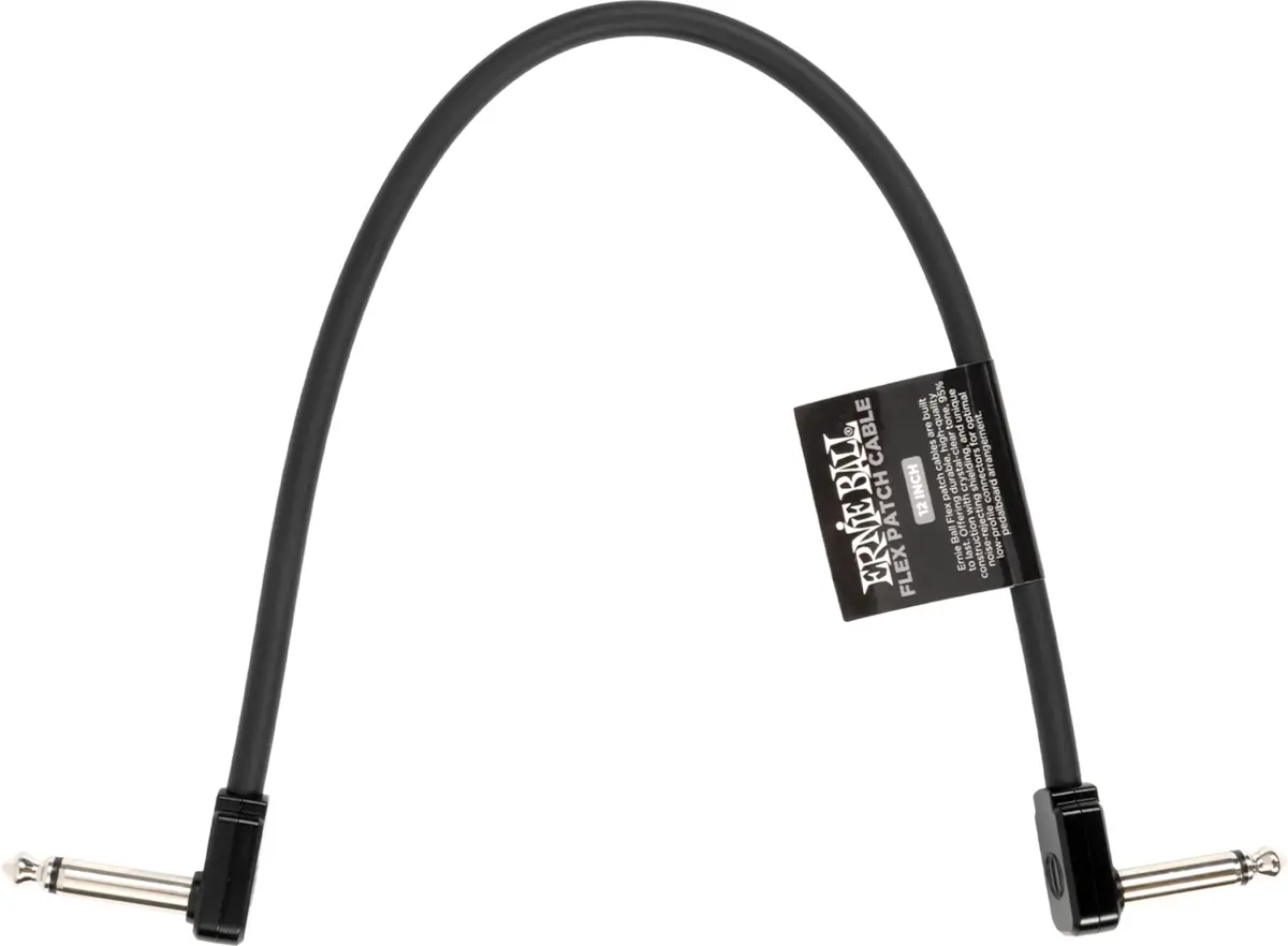 Ernie Ball EB-6440 Flex Patchcable Black 30cm