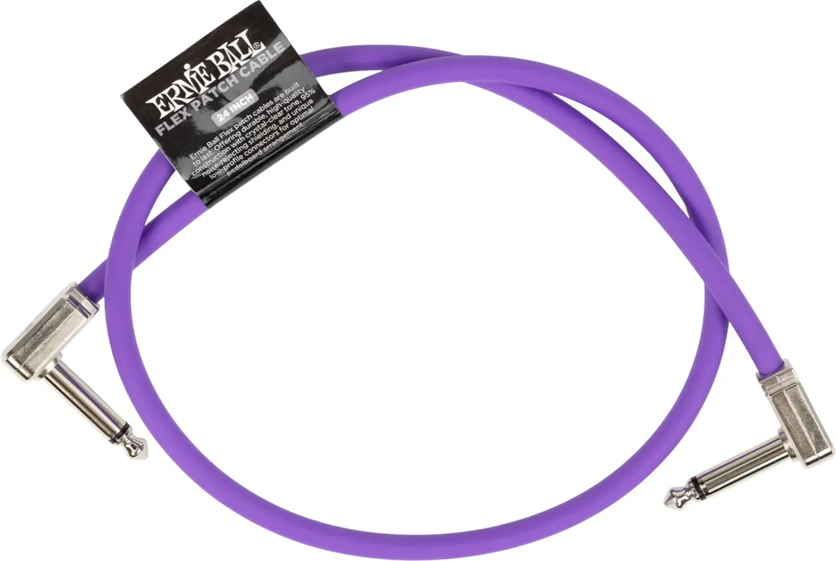 Ernie Ball EB-6450 Flex Patchcable Purple 61cm