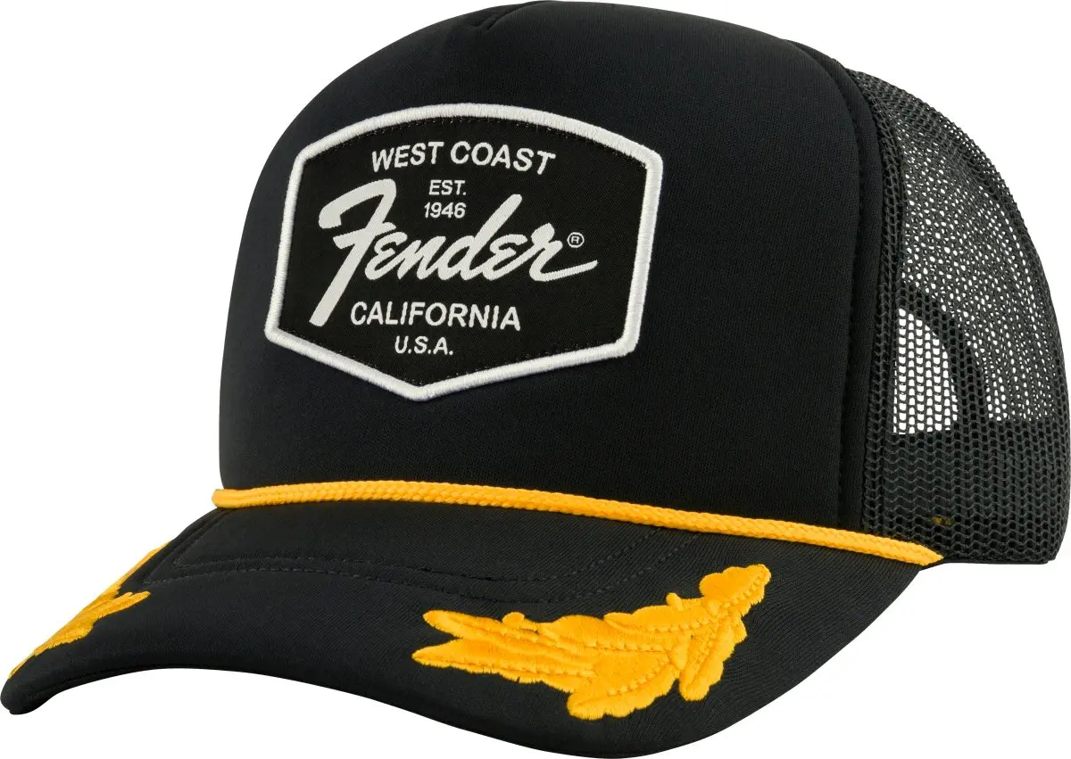 Fender Scrambled Eggs Hat Black