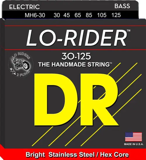 DR Strings MH6-30 Lo-Rider 6 Bass 030-125