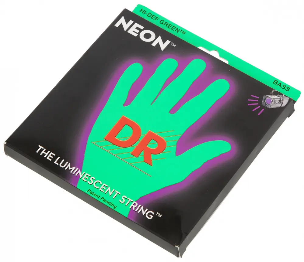 DR Strings NGB5-45 Hi-Def Neon Green 5 Bass 045-125