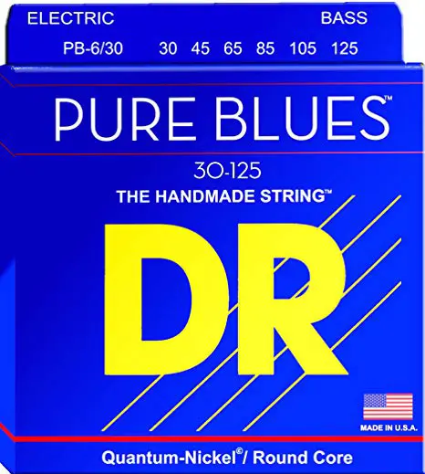 DR Strings PB6-30 Pure Blues 6 Bass 030-125