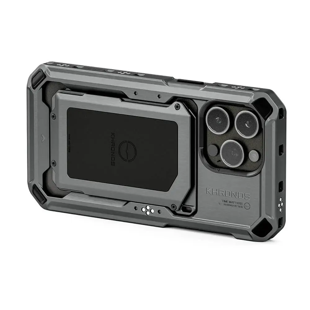 Tilta Khronos iPhone 15 Pro Case Space Grey