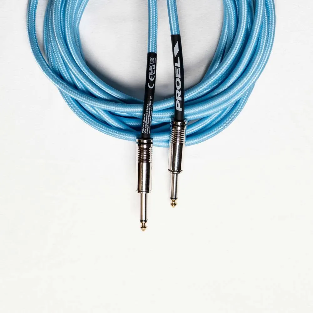 Proel 1x6.3mm Ma MO > 1x6.3mm Ma MO Blue 3m