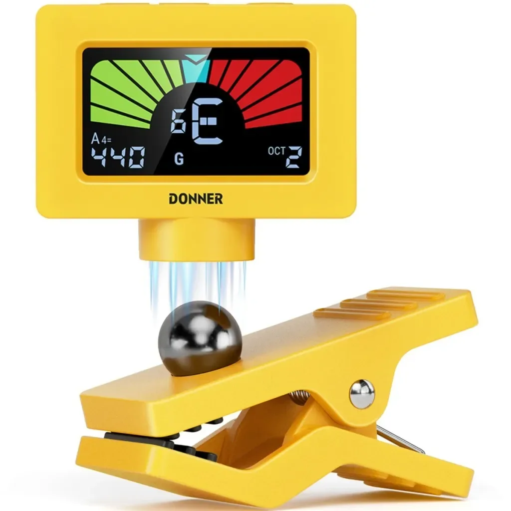 Donner DT10 Clip-On Yellow