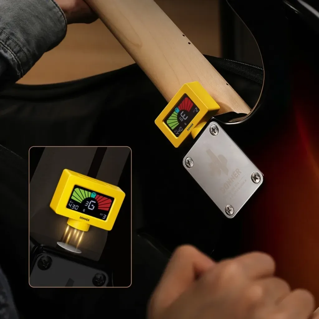 Donner DT10 Clip-On Yellow