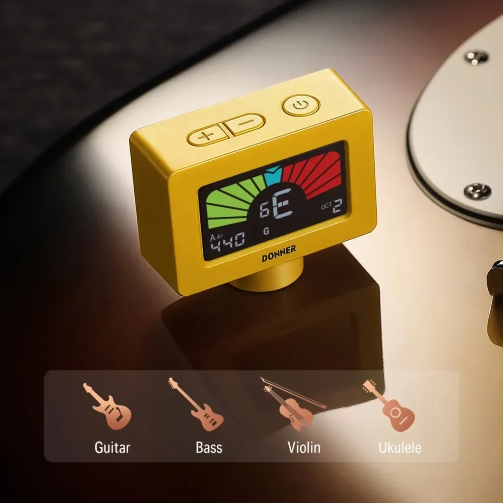 Donner DT10 Clip-On Yellow