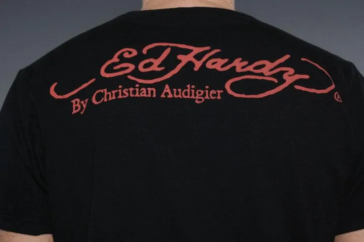 Ed Hardy Dos Or Die Tee Black M