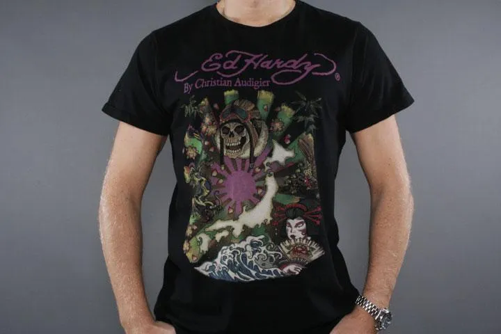 Ed Hardy Kamikaze Tee Black S