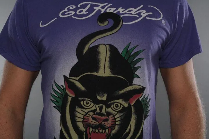 Ed Hardy Fierce Panther Purple M