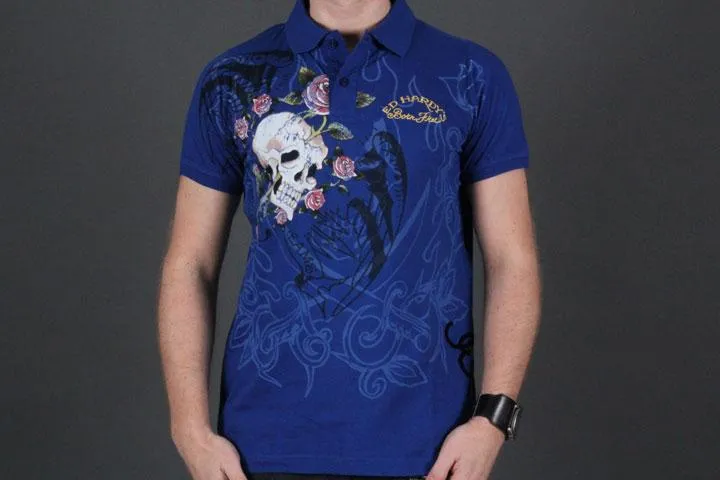 Ed Hardy Born Navy MEFABO86 XL