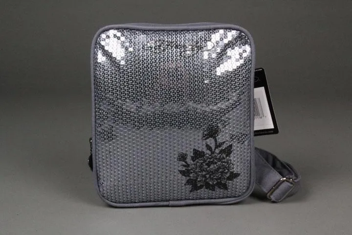 Ed Hardy Gina Side Messenger Bag EB08GINPNY Grey