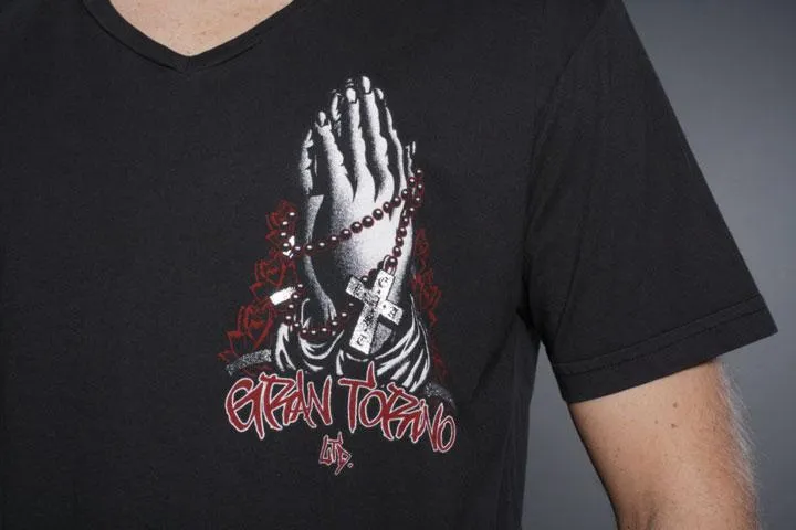 Gran Torino Praying Hands Black L