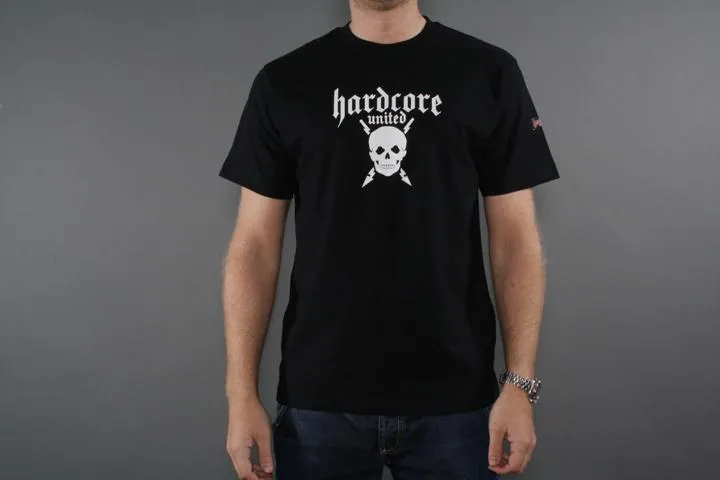Hardcore United Flash Skull T-shirt Black S
