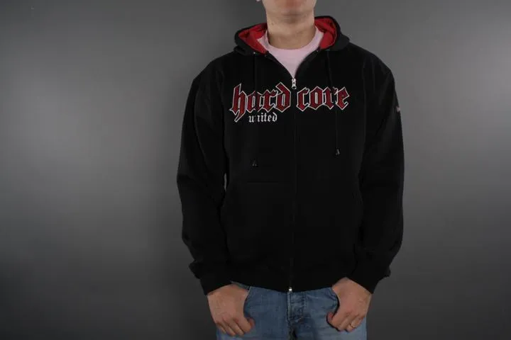 Hardcore United Groove Zipsweat Black M
