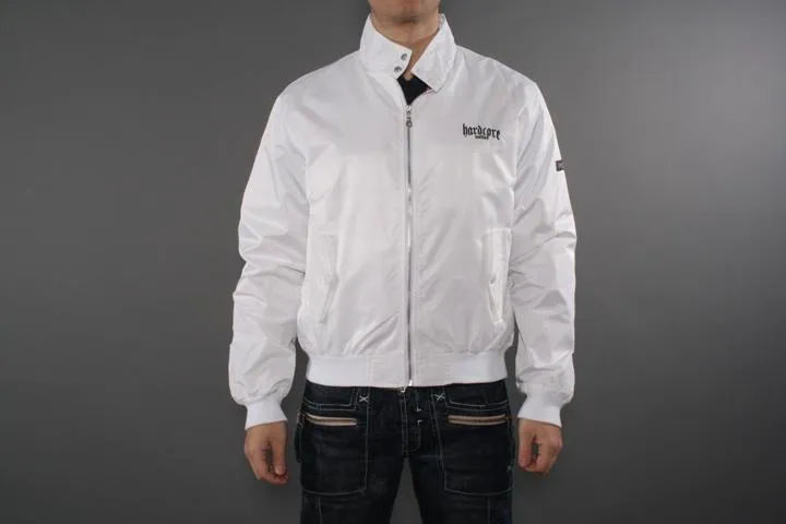 Hardcore United Nylon Harrinton Flav Jacket White XXL