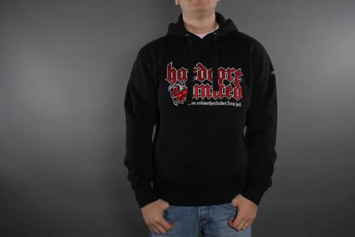 Hardcore United Horned Hooded Sweatshirt S