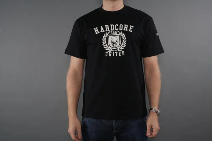 Hardcore United Crest T-shirt Black L