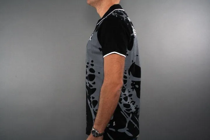 100% Hardcore Polo Ghost Black L