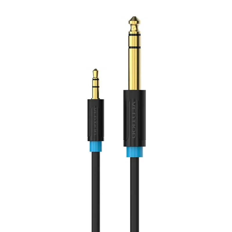 Vention 3.5mm Ma ST > 6.3mm Ma ST Black 1m