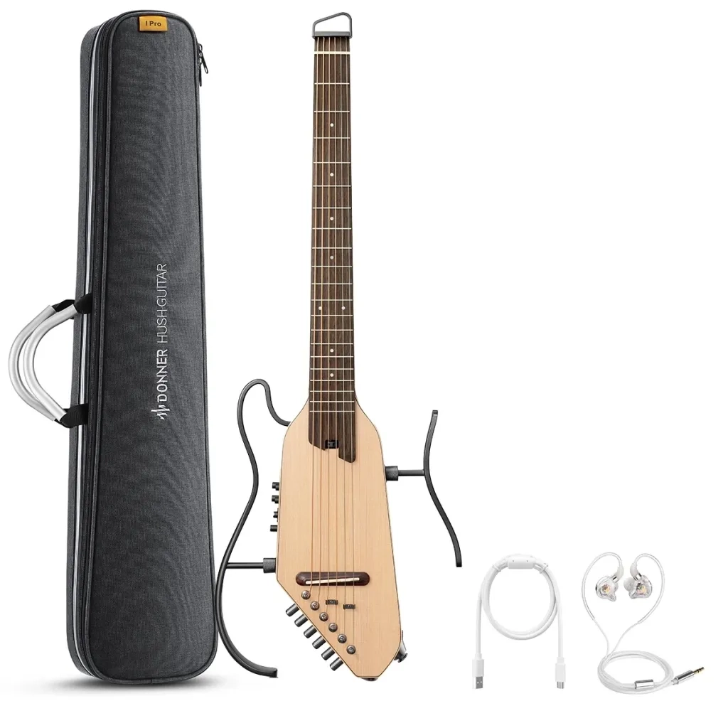 Donner HUSH-I PRO Silent Guitar Natural | djservice.ee