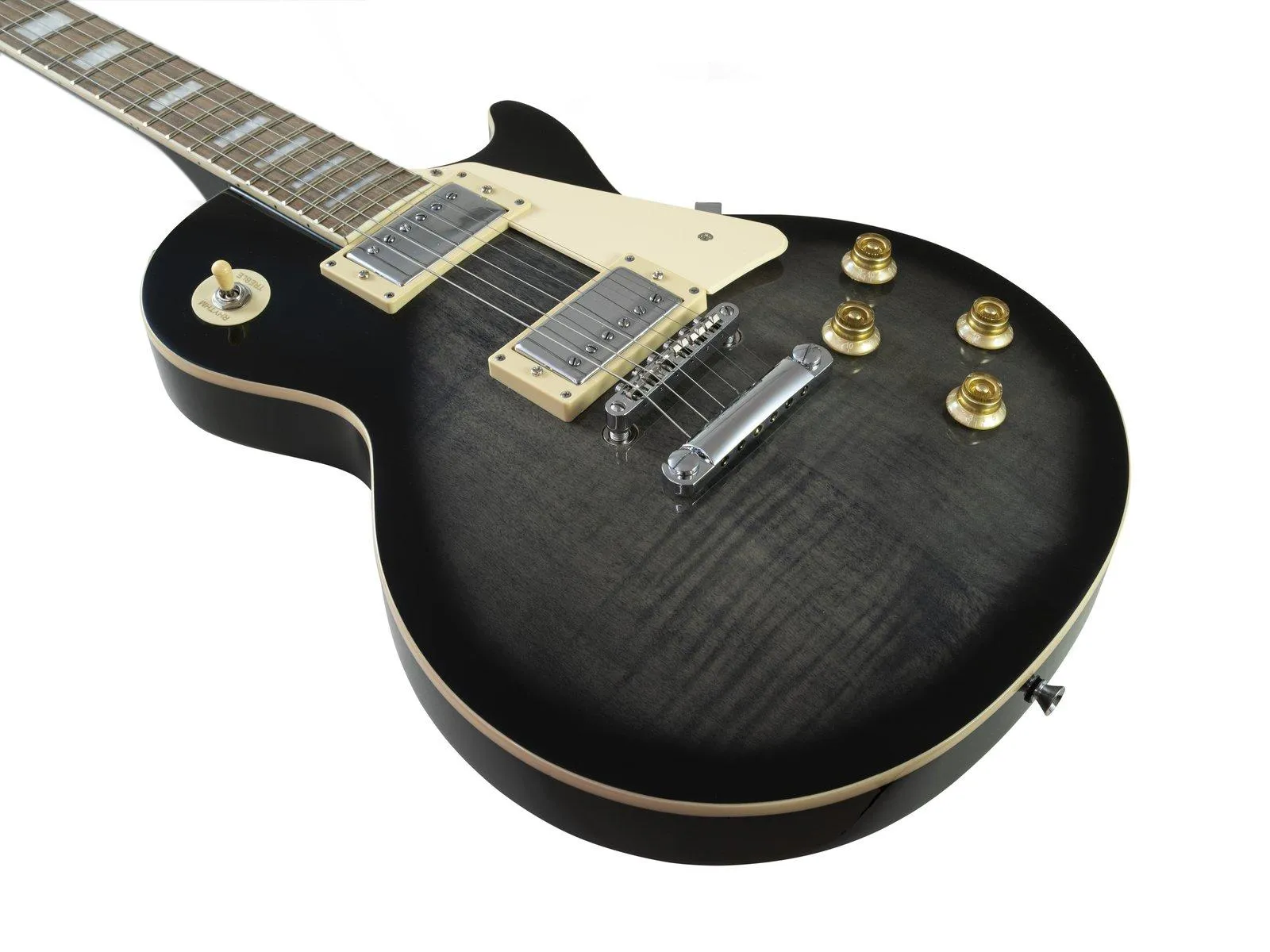 Dimavery LP-750 Electric Guitar Translucent Gray Blackburst