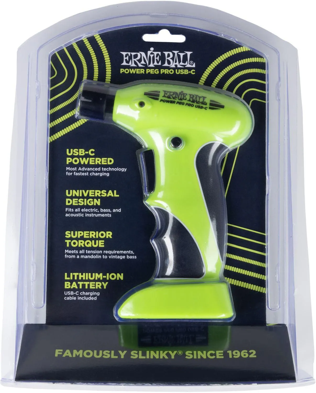 Ernie Ball EB-9626 Power Peg Pro USB-C