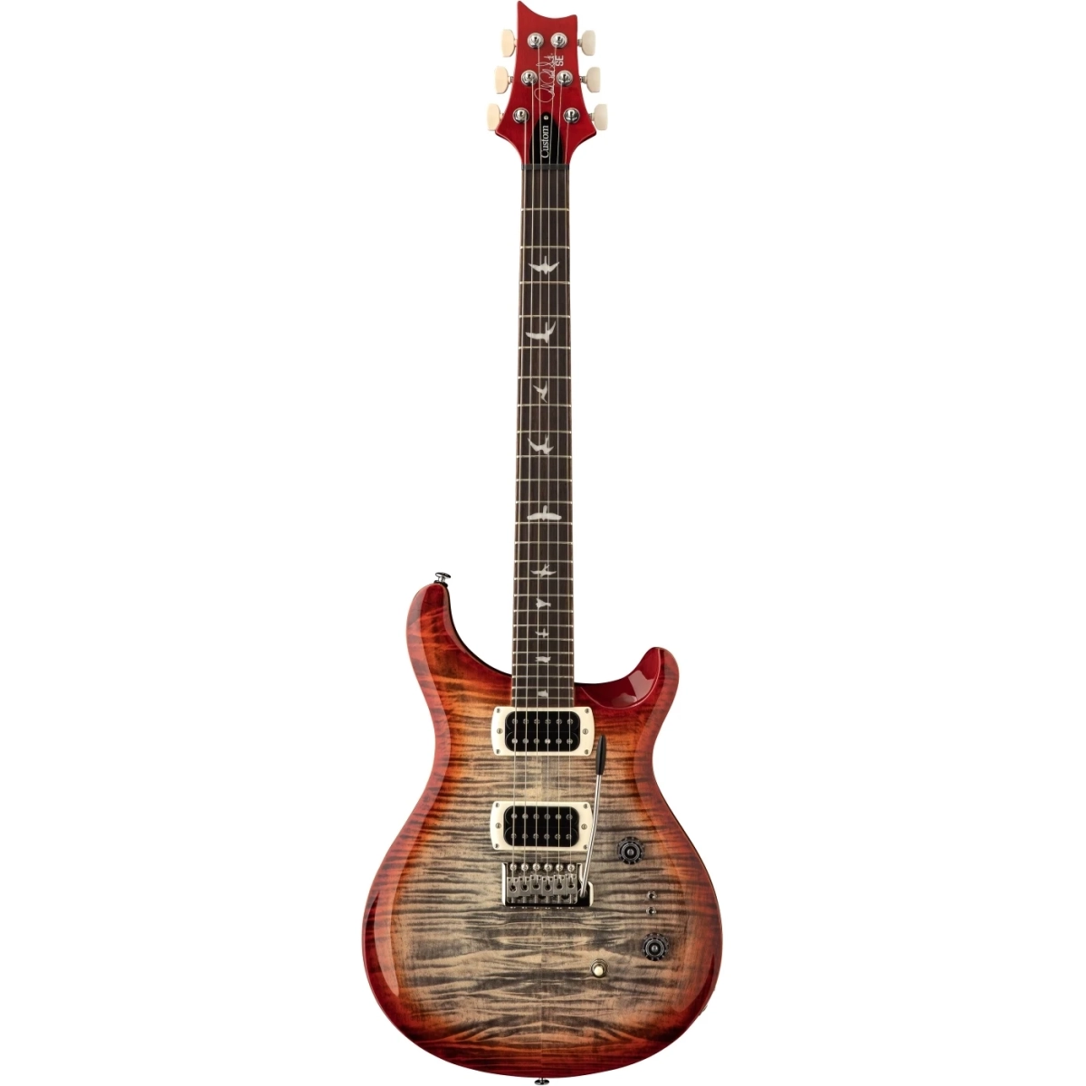 PRS SE Custom 24-08 Charcoal Cherryburst