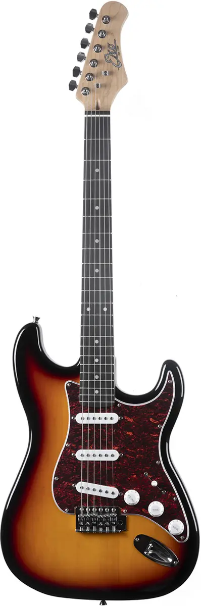 Eko Guitars ST100 Type Strat Sunburst