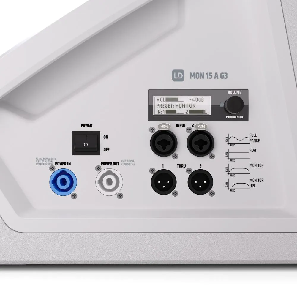 LD systems MON 15 A G3 White