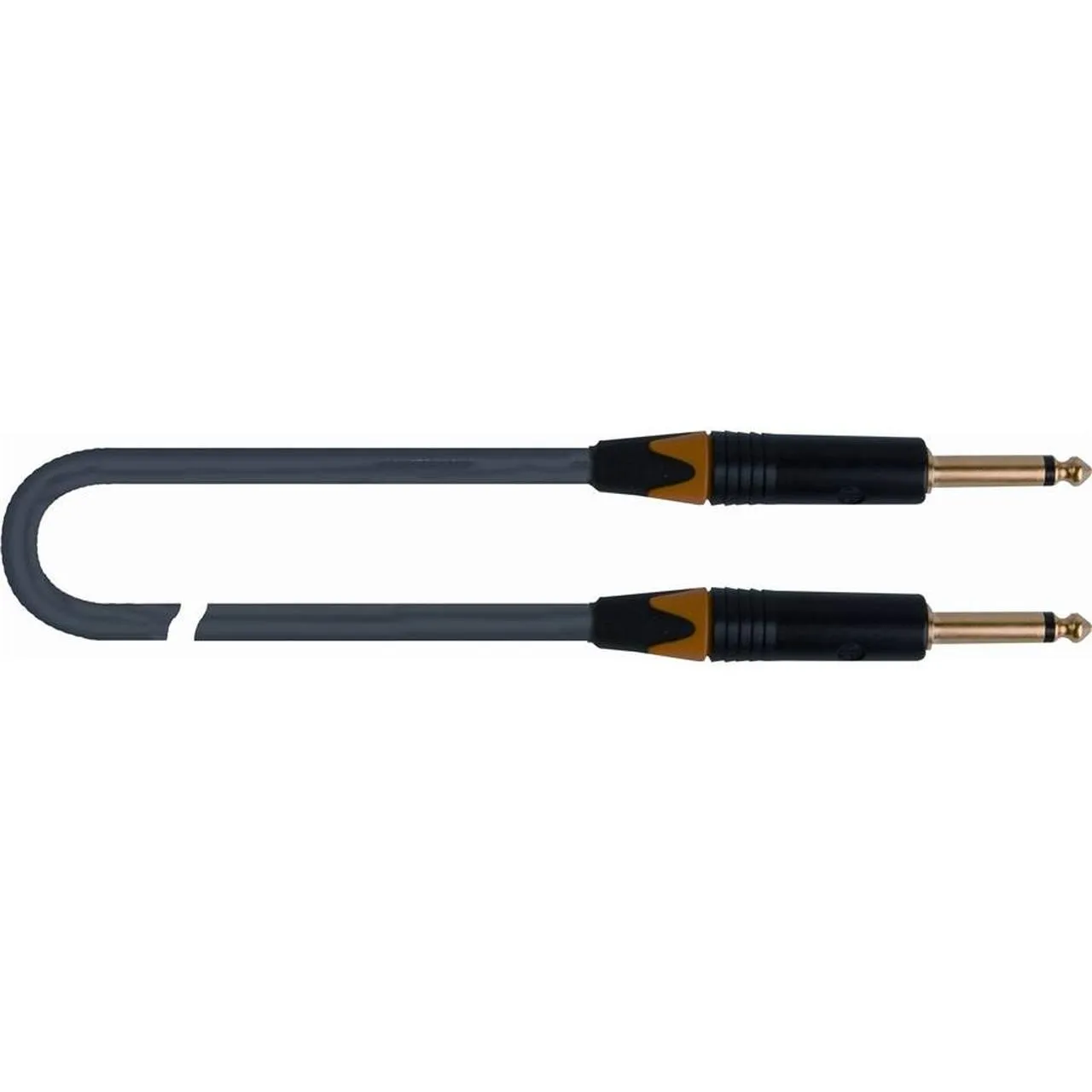 Quik Lok 1x6.3mm Ma MO > 1x6.3mm Ma MO Black 4.5m