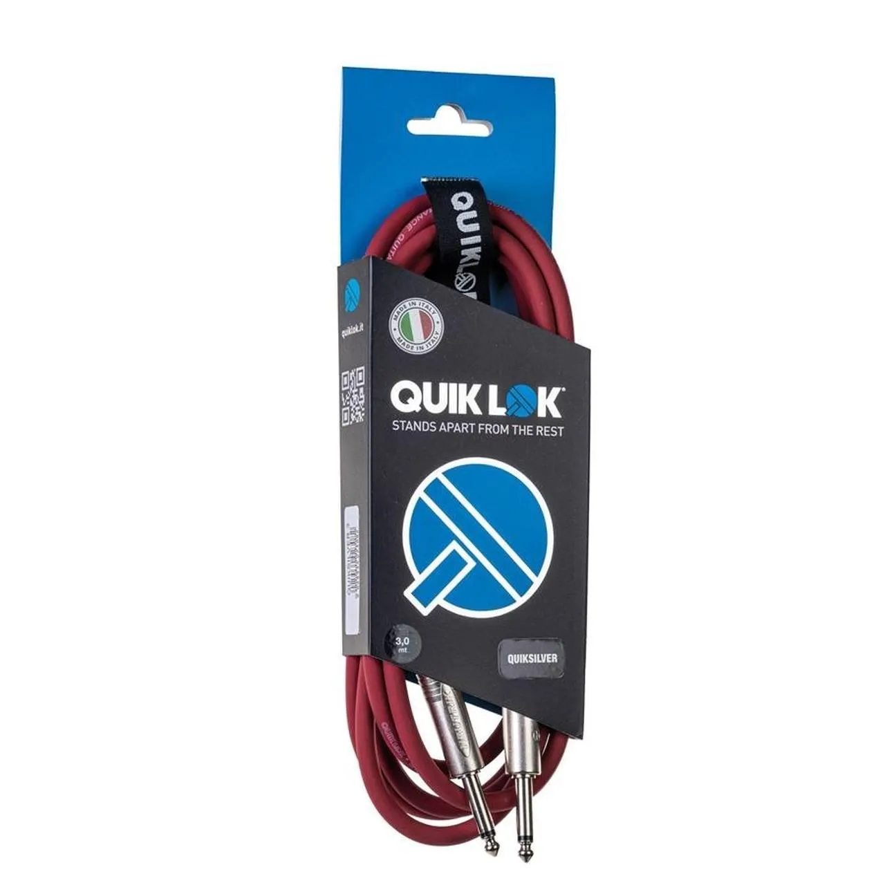 Quik Lok 1x6.3mm Ma MO > 1x6.3mm Ma MO Red 5m