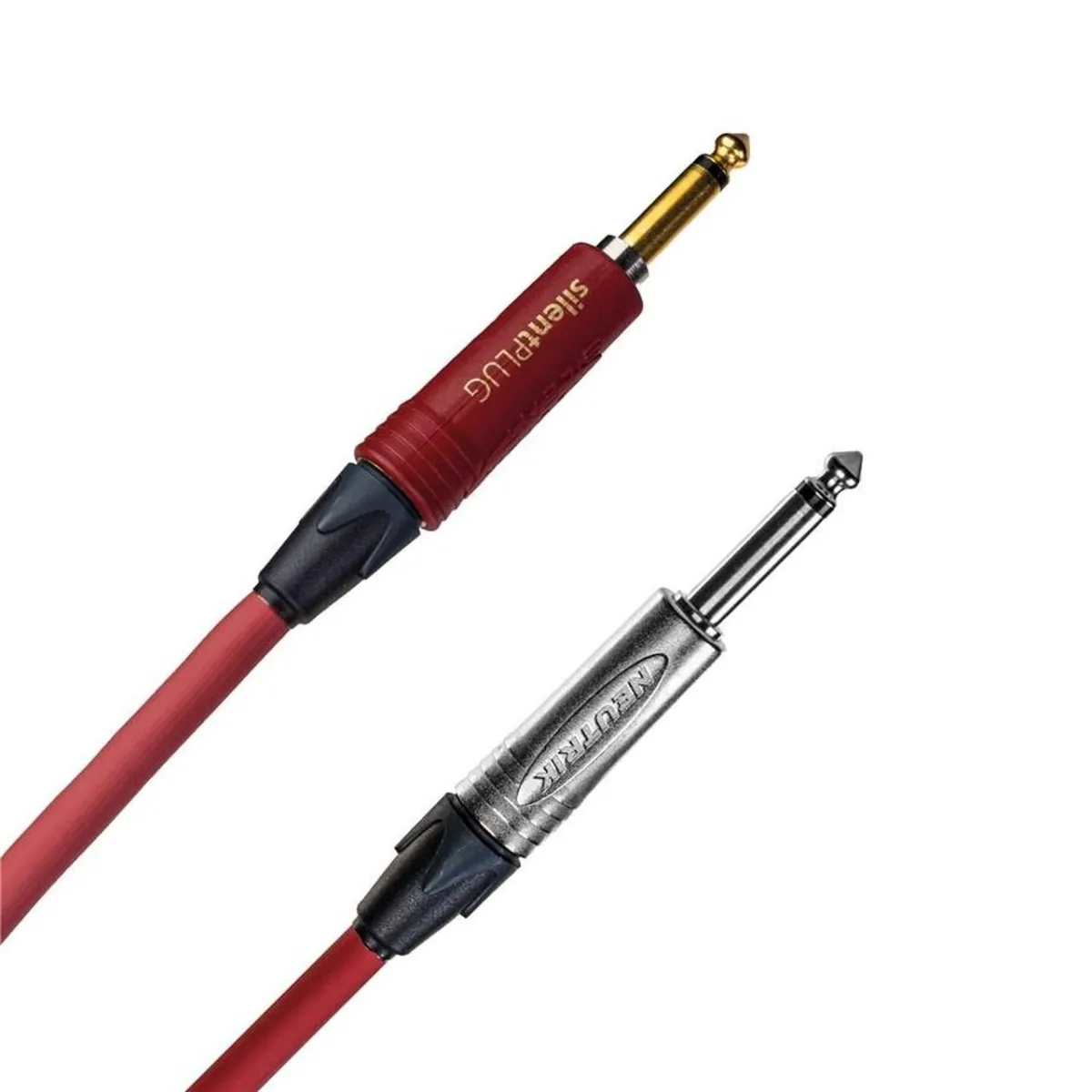 Quik Lok 1x6.3mm Ma MO > 1x6.3mm Ma MO Red Silent 5m