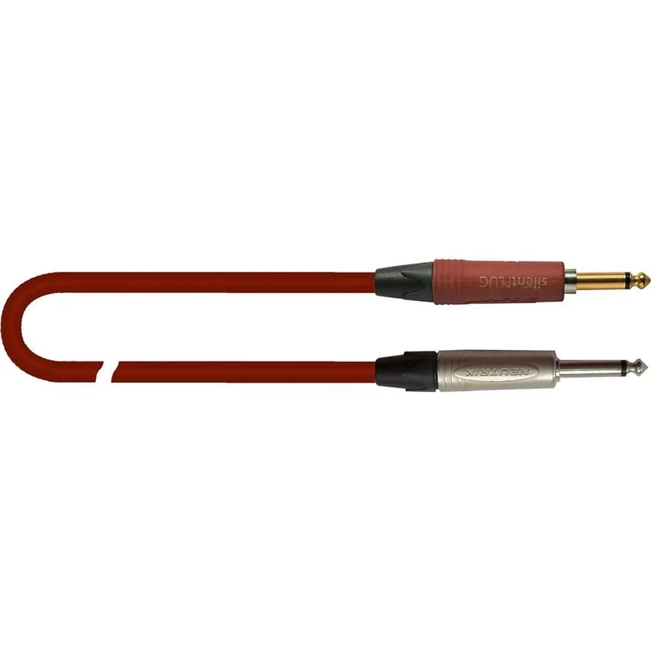 Quik Lok 1x6.3mm Ma MO > 1x6.3mm Ma MO Red Silent 5m