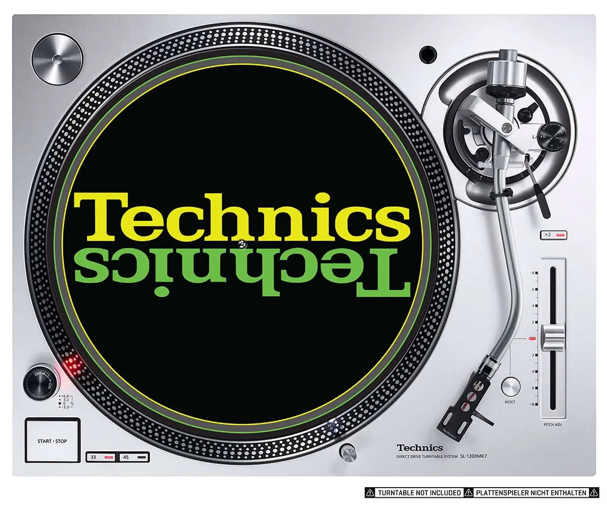 Zomo Slipmats Technics Double Yellow