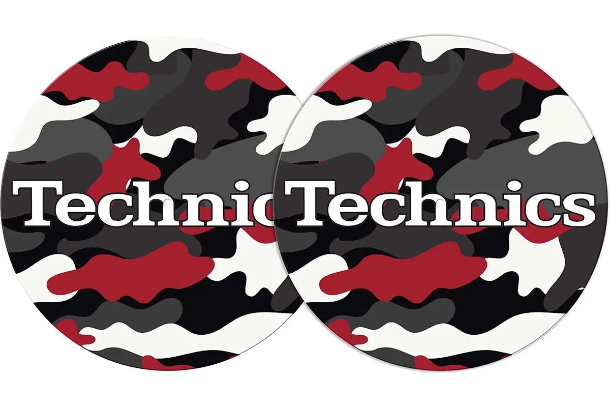 Zomo Slipmats Technics Army Black-Red