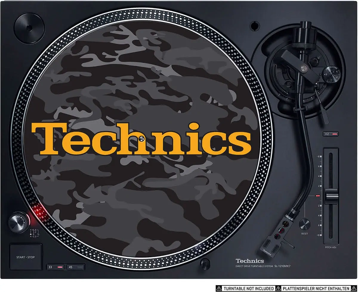 Zomo Slipmats Technics Army Black-Orange