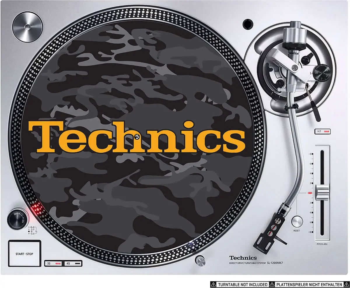Zomo Slipmats Technics Army Black-Orange
