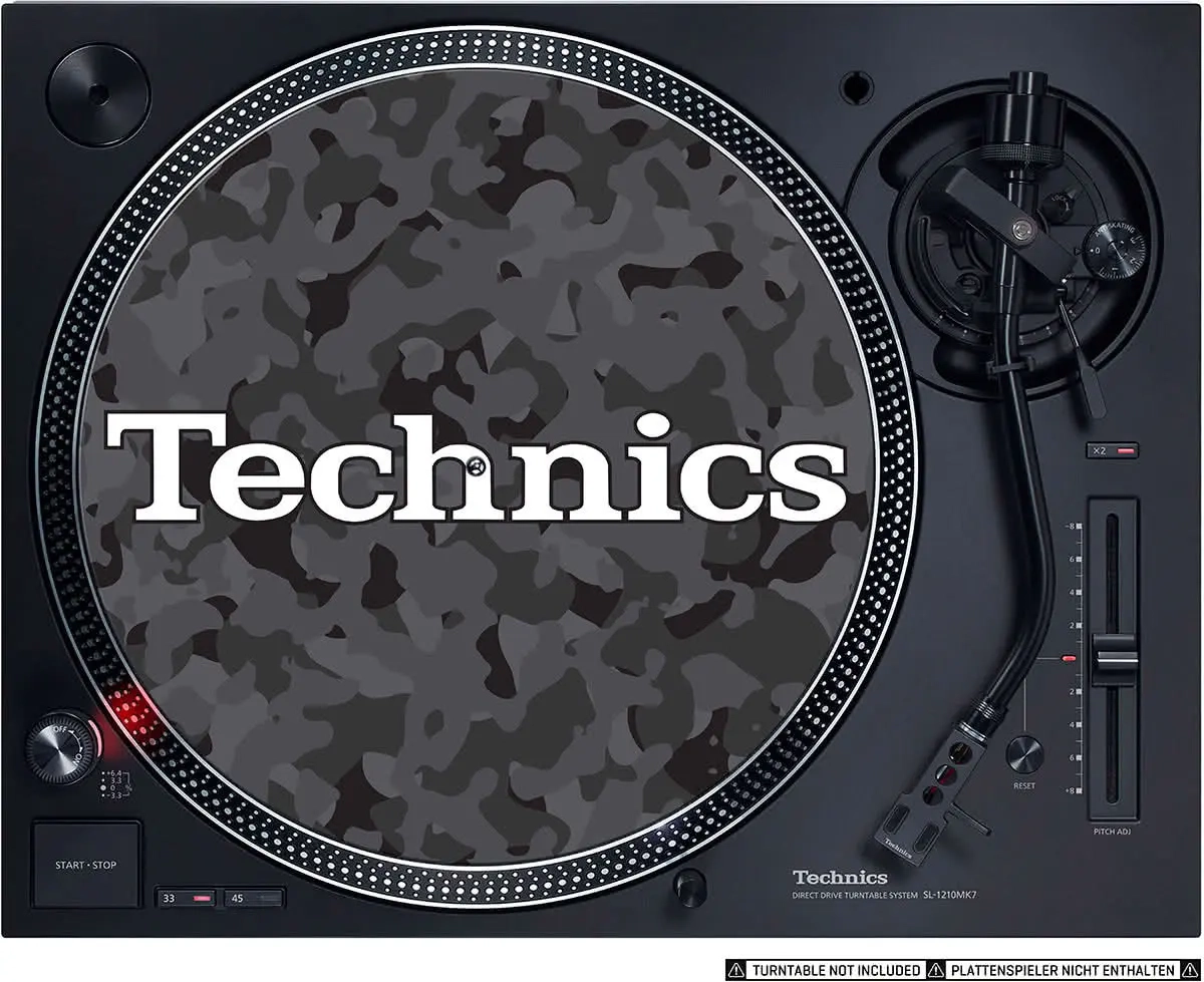 Zomo Slipmats Technics Army Black